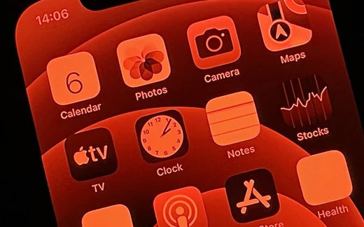 How to Turn Your iPhone Screen Red