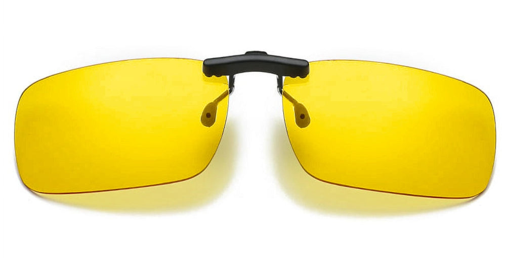 Night Driving Glasses Clip On  Yellow Night Vision Clip On