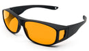 BlockBlueLight Blue Light Blocking Glasses - Amber Lens SunDown FITOVER Blue Blocking Glasses