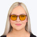 BlockBlueLight Blue Light Blocking Glasses - Amber Lens SunDown Billie Blue Blocking Glasses - Tortoise