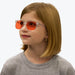 BlockBlueLight Blue Light Blocking Glasses - Red Lens Kids NightFall Wayfarer Blue Blocking Glasses - Clear