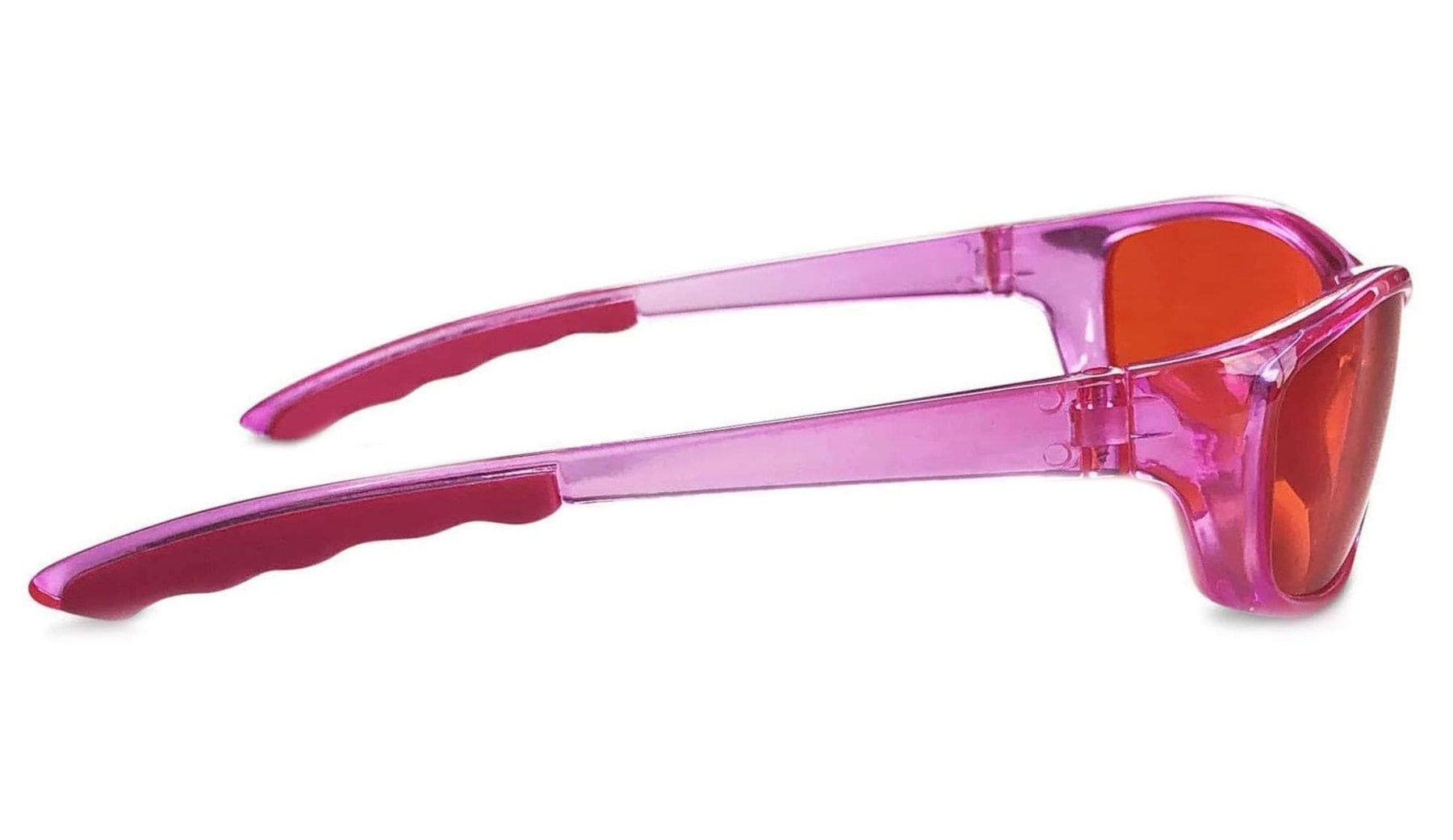 Kids NightFall Wrap Blue Blocking Glasses - Pink-Blue Light Blocking Glasses-BlockBlueLight