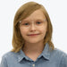 BlockBlueLight Blue Light Filter Computer Glasses - Clear Lens Kids ScreenTime Computer Glasses Crystal -  Medium