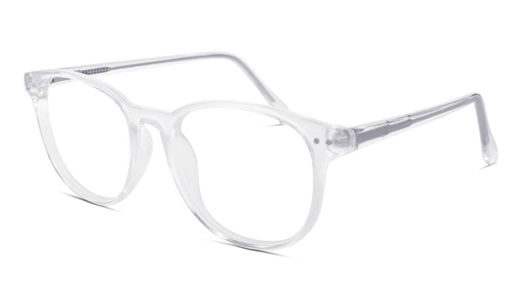 Men's Crystal Clear Blue Light Filtering Square Glasses - Original
