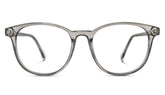 BlockBlueLight Blue Light Filter Computer Glasses - Clear Lens ScreenTime Billie Computer Glasses - Pearl Grey