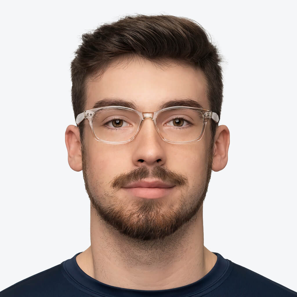 ScreenTime Wayfarer Day Glasses Crystal BlockBlueLight
