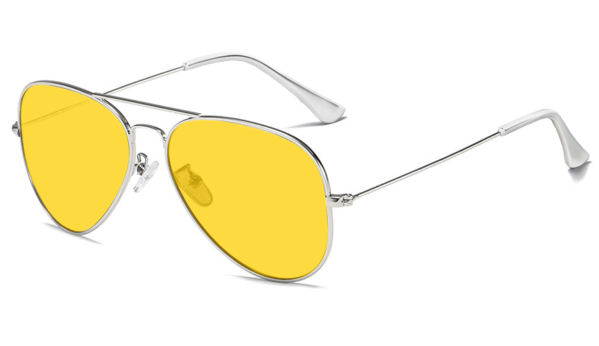 Aviator on sale glasses yellow