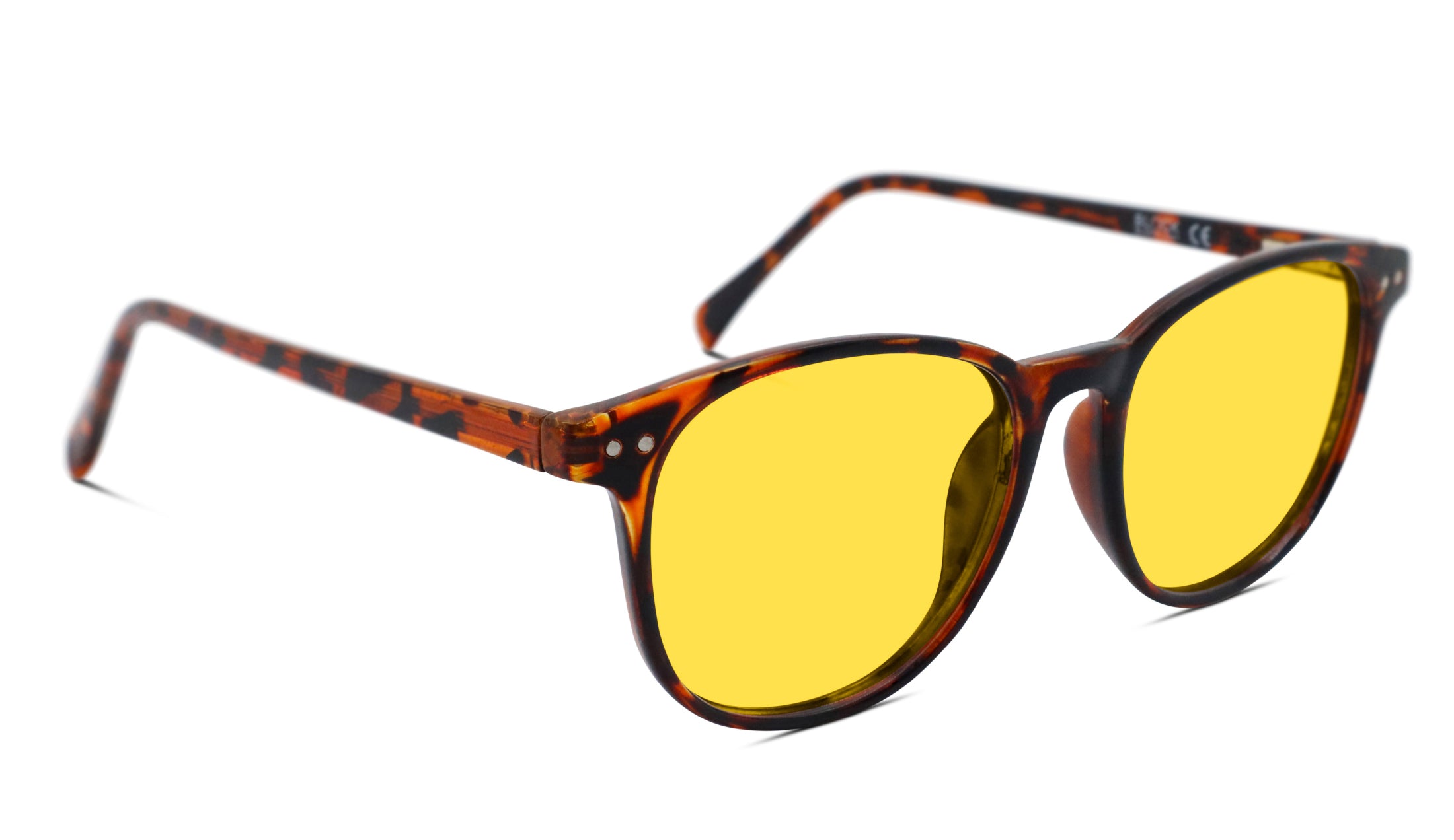 Yellow tortoise glasses cheap