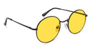 BlockBlueLight Blue Light Filter Glasses - Yellow Lens DayMax Elton Glasses - Black
