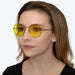 BlockBlueLight Blue Light Filter Glasses - Yellow Lens DayMax Elton Glasses - Gold