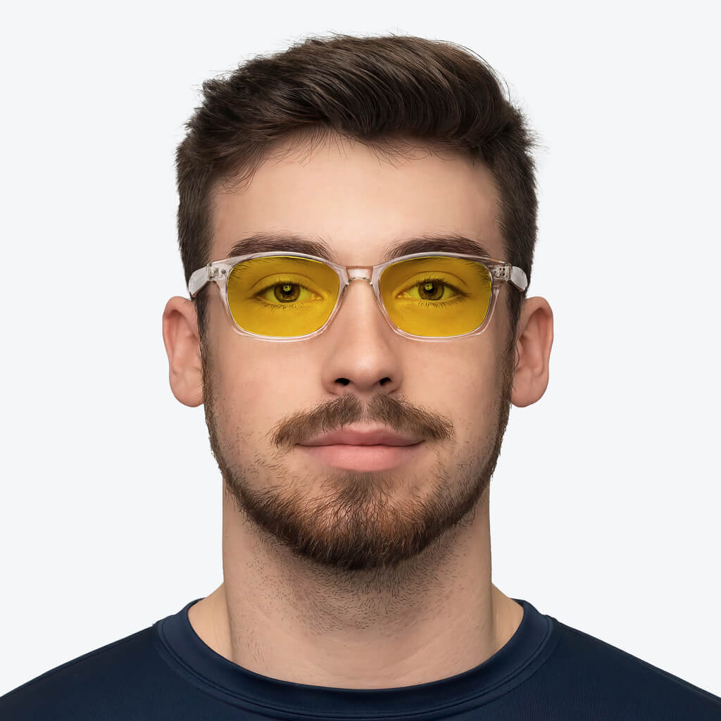 DayMax Wayfarer Blue Light Glasses Crystal BlockBlueLight